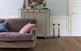 Antique living room with enginnered floor